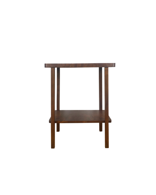 Człowiek z Komodo – Stolik pomocniczy z orzecha włoskiego