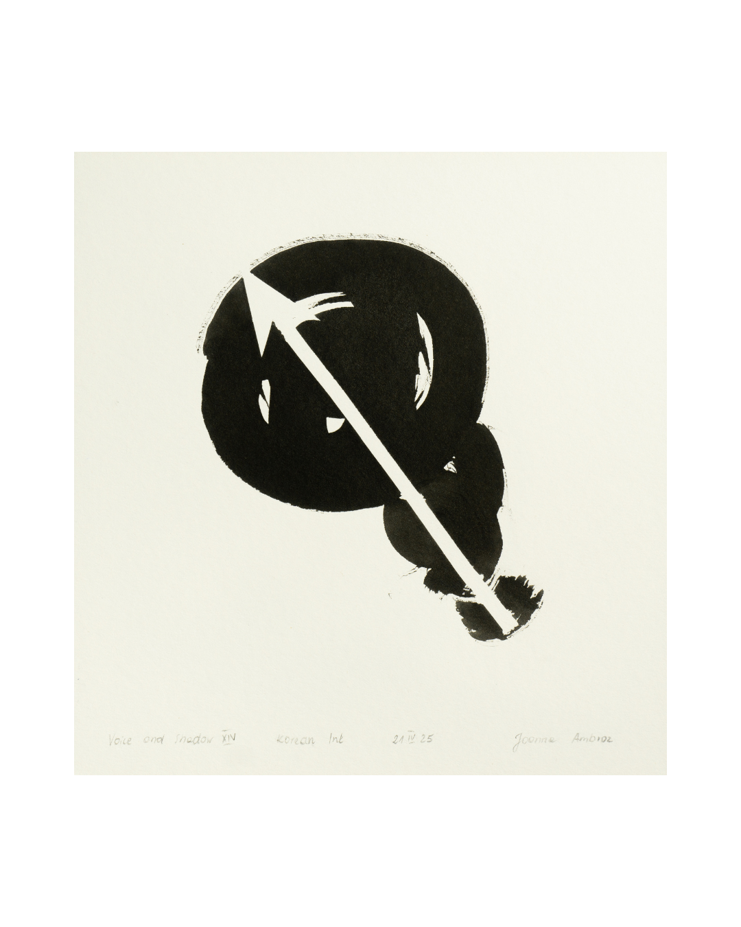 JOANNA AMBROZ – "Voice and shadow XIV"