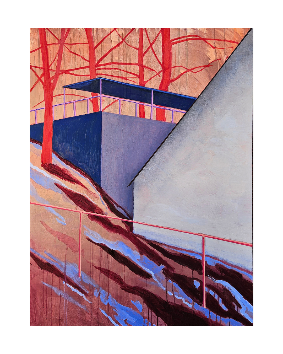 MONIKA STOLARSKA – "Kompozycja z czerwonymi drzewami"