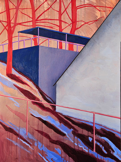 MONIKA STOLARSKA – "Kompozycja z czerwonymi drzewami"