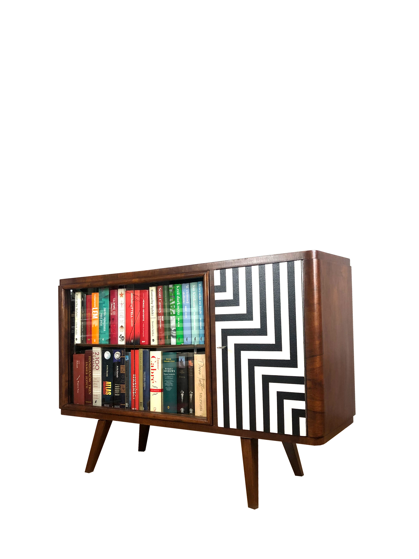 Człowiek z Komodo – Bursztynowy kredens z witryną